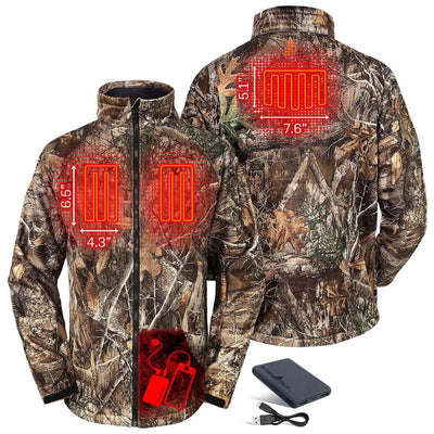 Open Box ActionHeat 5V Men's Battery Heated Hunting Jacket - Back