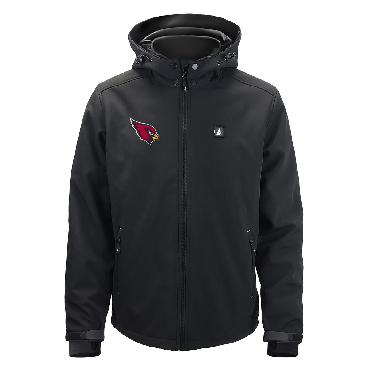 ActionHeat Arizona Cardinals 5V Men's Softshell Battery Heated Jacket - Heated