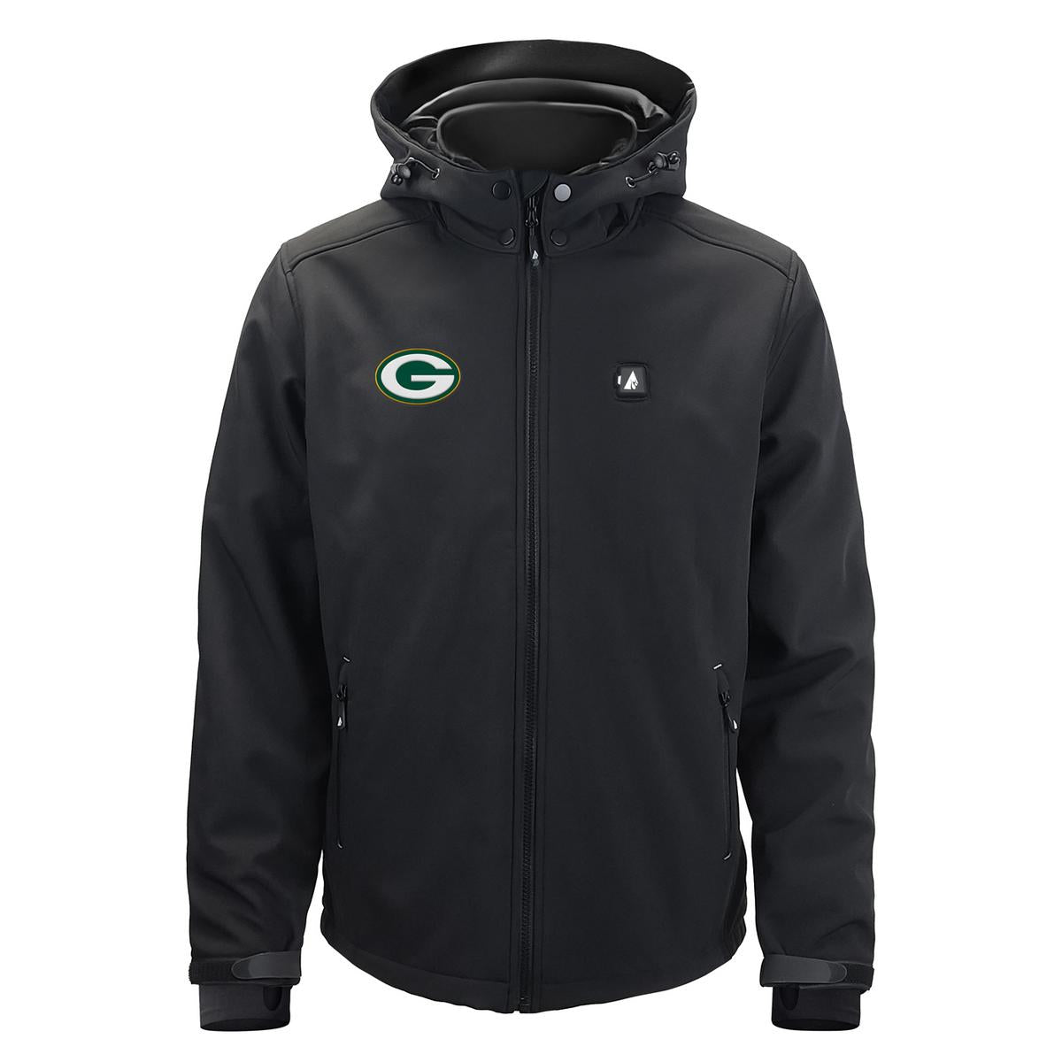 ActionHeat Green Bay Packers 5V Men's Softshell Battery Heated Jacket - Heated