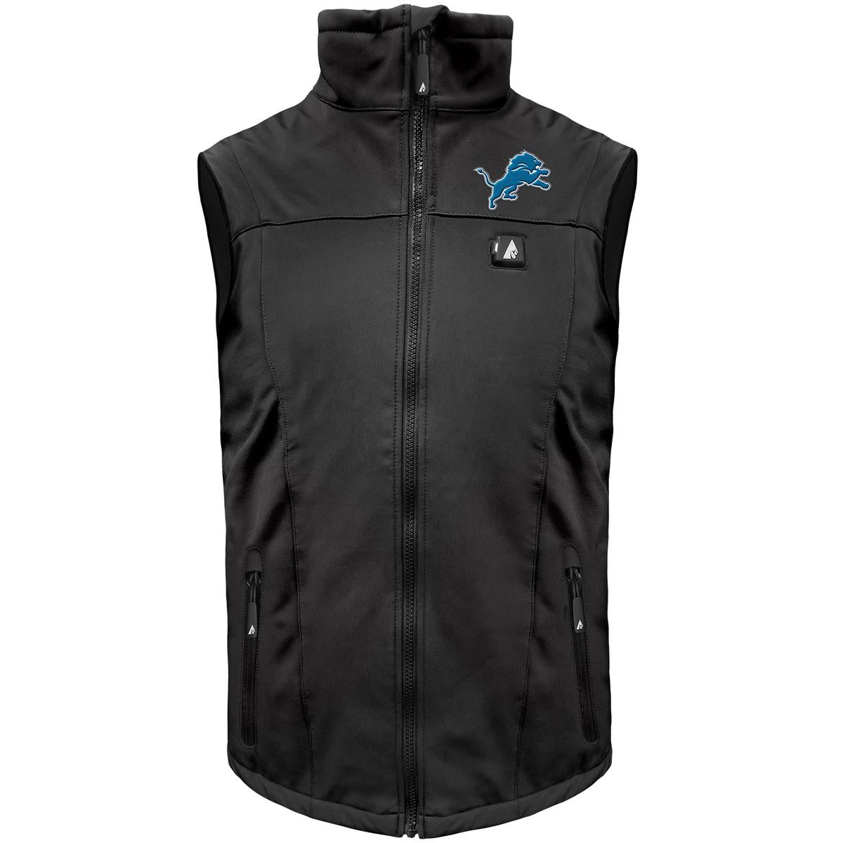 ActionHeat Detroit Lions 5V Men's Softshell Battery Heated Vest - Heated