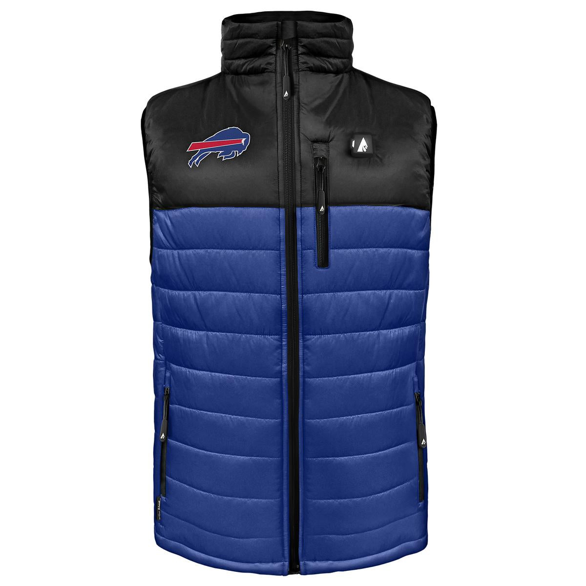 ActionHeat Buffalo Bills 5V Men's Colorblock Puffer Battery Heated Vest - Heated