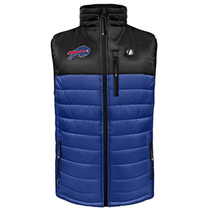 ActionHeat Buffalo Bills 5V Men's Colorblock Puffer Battery Heated Vest - Heated