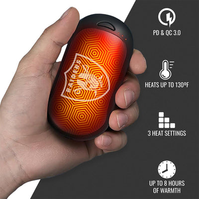 ActionHeat Las Vegas Raiders Rechargeable Hand Warmer - Back