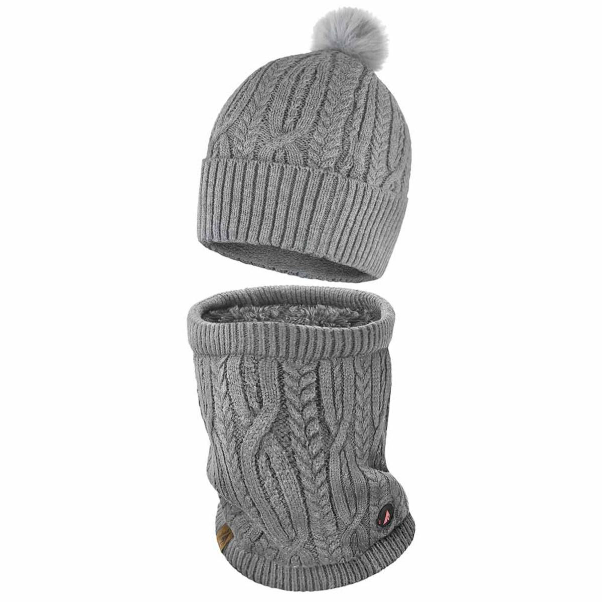 ActionHeat 5V Battery Heated Cable Knit Hat & Gaiter Bundle - Info
