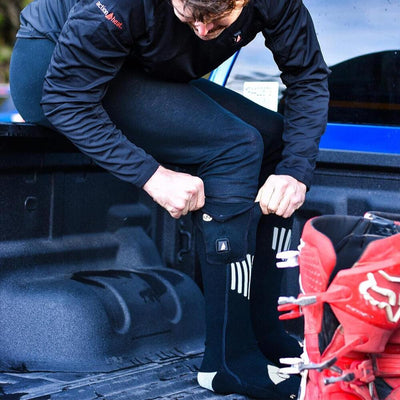 Open Box ActionHeat 5V Cotton Battery Heated Socks - Info