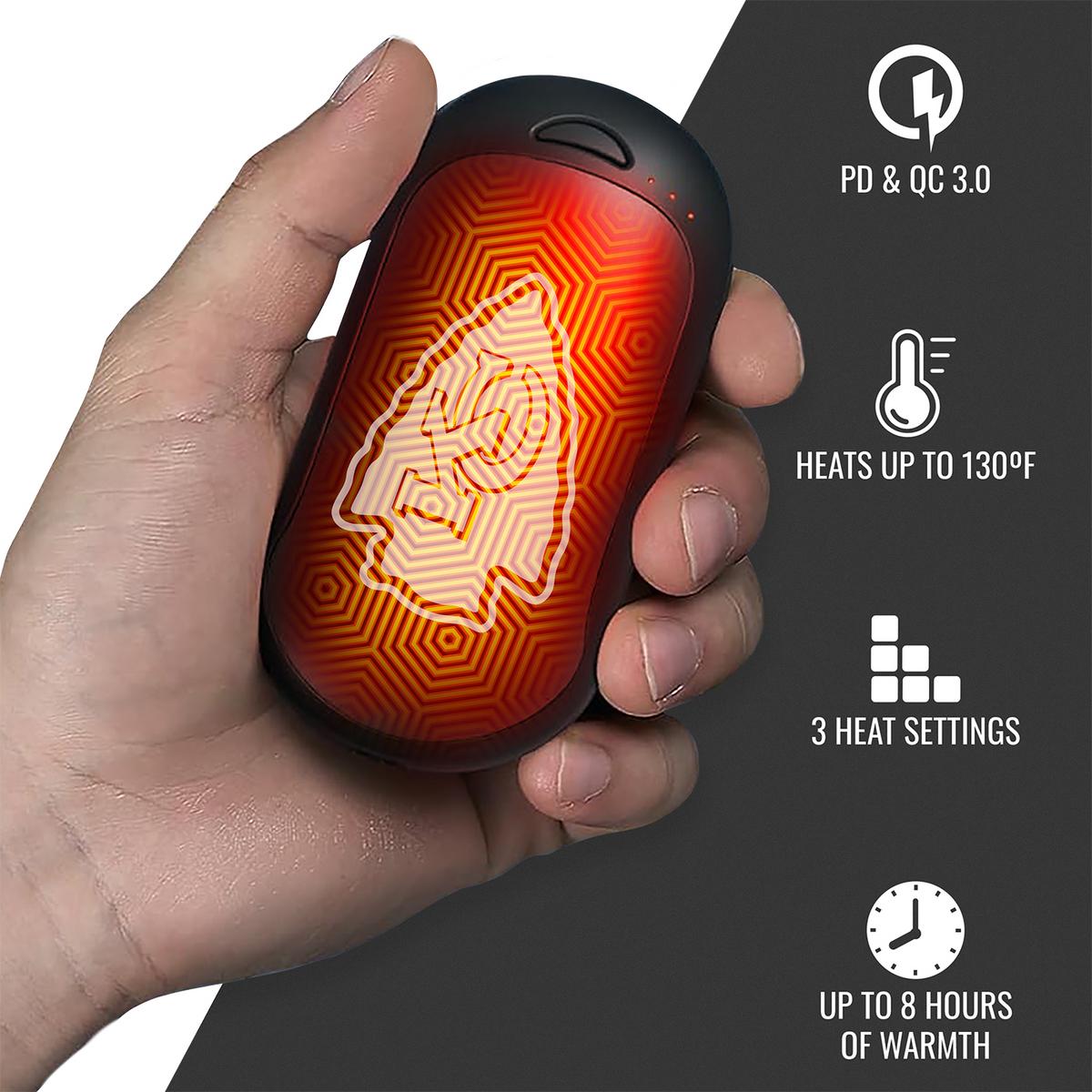 ActionHeat Kansas City Chiefs Rechargeable Hand Warmer - Back