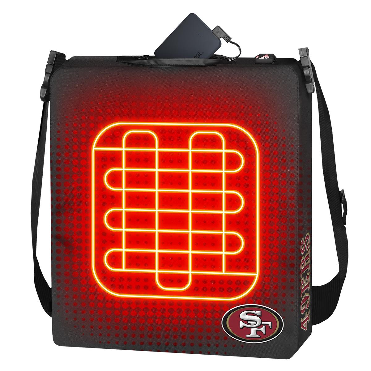 ActionHeat San Francisco 49ers 5V Battery Heated Seat Cushion - Right