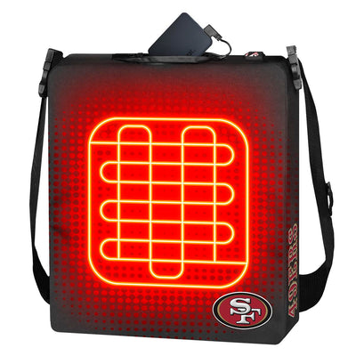 ActionHeat San Francisco 49ers 5V Battery Heated Seat Cushion - Right
