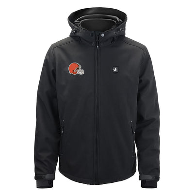 ActionHeat Cleveland Browns 5V Men's Softshell Battery Heated Jacket - Heated