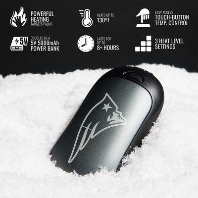 ActionHeat New England Patriots Rechargeable Hand Warmer - Full Set