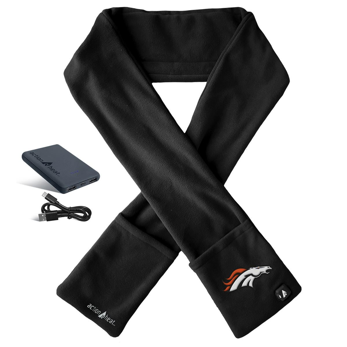 ActionHeat Denver Broncos 5V Battery Heated Scarf - Heated