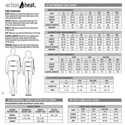 Open Box ActionHeat 5V Youth Battery Heated Puffer Jacket - Battery