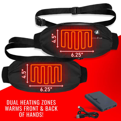 ActionHeat Kansas City Chiefs 5V Battery Heated Hand Muff - Back