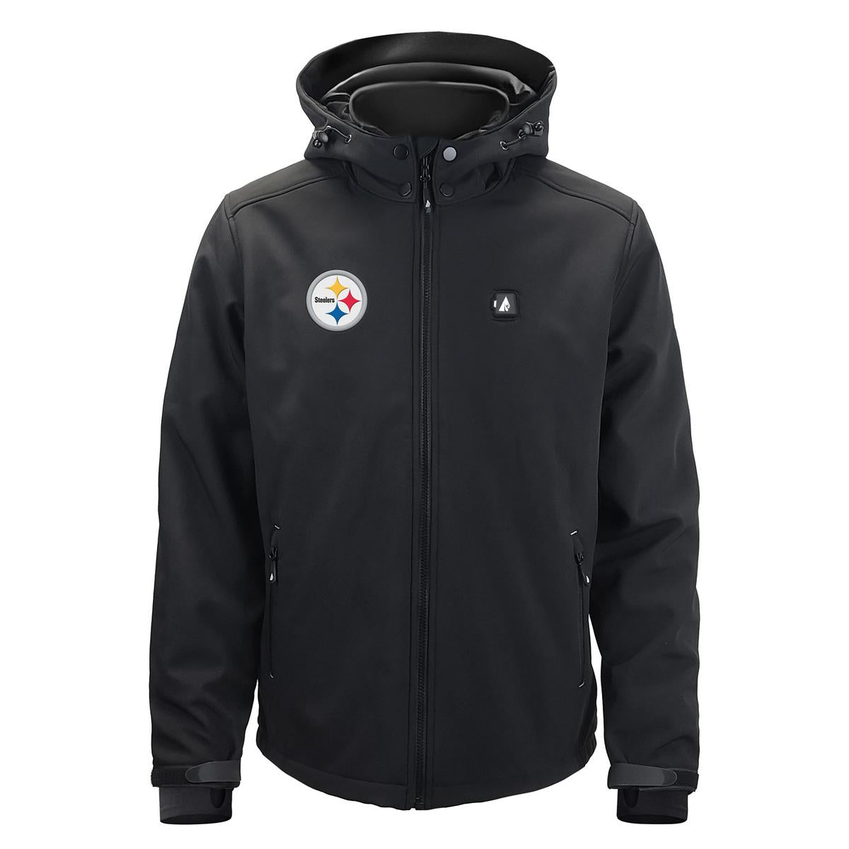 ActionHeat Pittsburgh Steelers 5V Men's Softshell Battery Heated Jacket - Heated