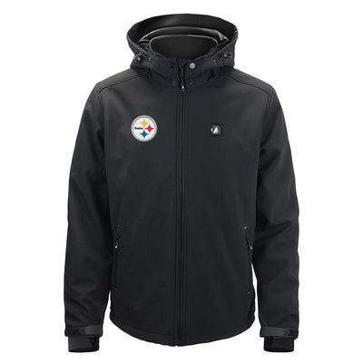 ActionHeat Pittsburgh Steelers 5V Men's Softshell Battery Heated Jacket - Heated