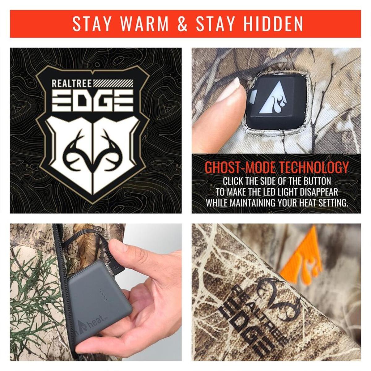 Open Box ActionHeat 5V Men's Battery Heated Hunting Jacket - Battery