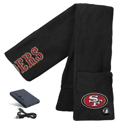 ActionHeat San Francisco 49ers 5V Battery Heated Scarf - Back