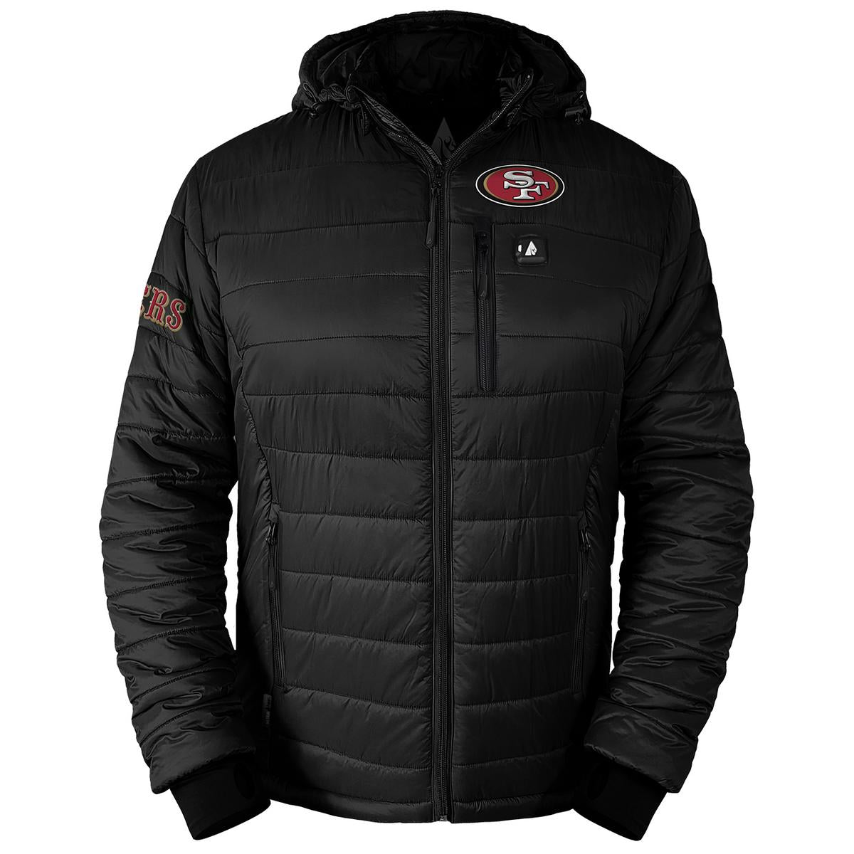 ActionHeat San Francisco 49ers 5V Men's Puffer Battery Heated Jacket - Heated