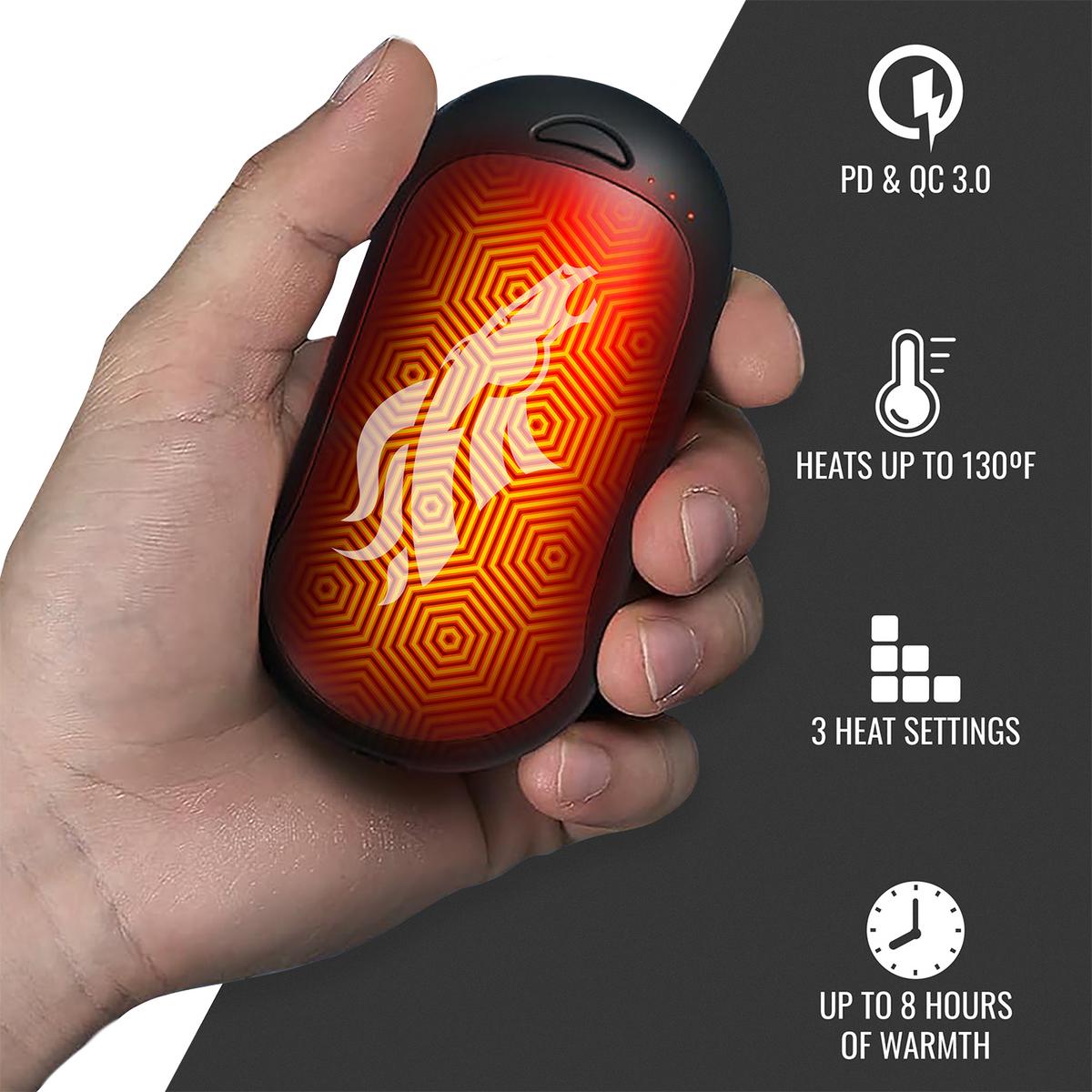 ActionHeat Denver Broncos Rechargeable Hand Warmer - Back