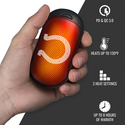 ActionHeat Indianapolis Colts Rechargeable Hand Warmer - Back