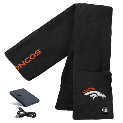 ActionHeat Denver Broncos 5V Battery Heated Scarf - Back