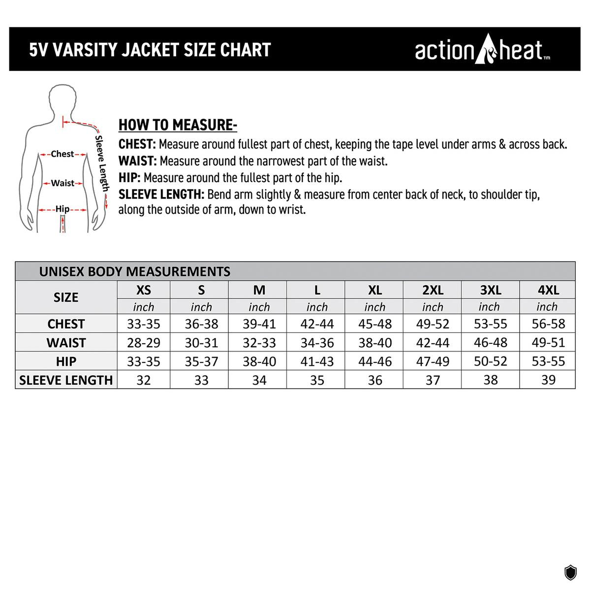 ActionHeat Iowa Hawkeyes 5V Men's Varsity Battery Heated Jacket - Size