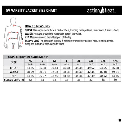 ActionHeat Iowa Hawkeyes 5V Men's Varsity Battery Heated Jacket - Size