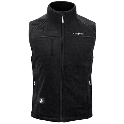 Open Box ActionHeat 5V Men's Performance Fleece Battery Heated Vest - Heated