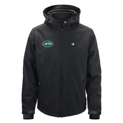 ActionHeat New York Jets 5V Men's Softshell Battery Heated Jacket - Heated