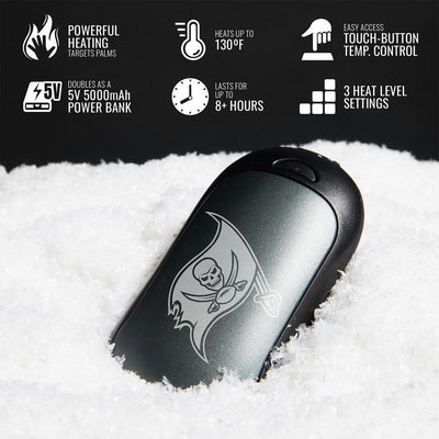 ActionHeat Tampa Bay Buccaneers Rechargeable Hand Warmer - Full Set