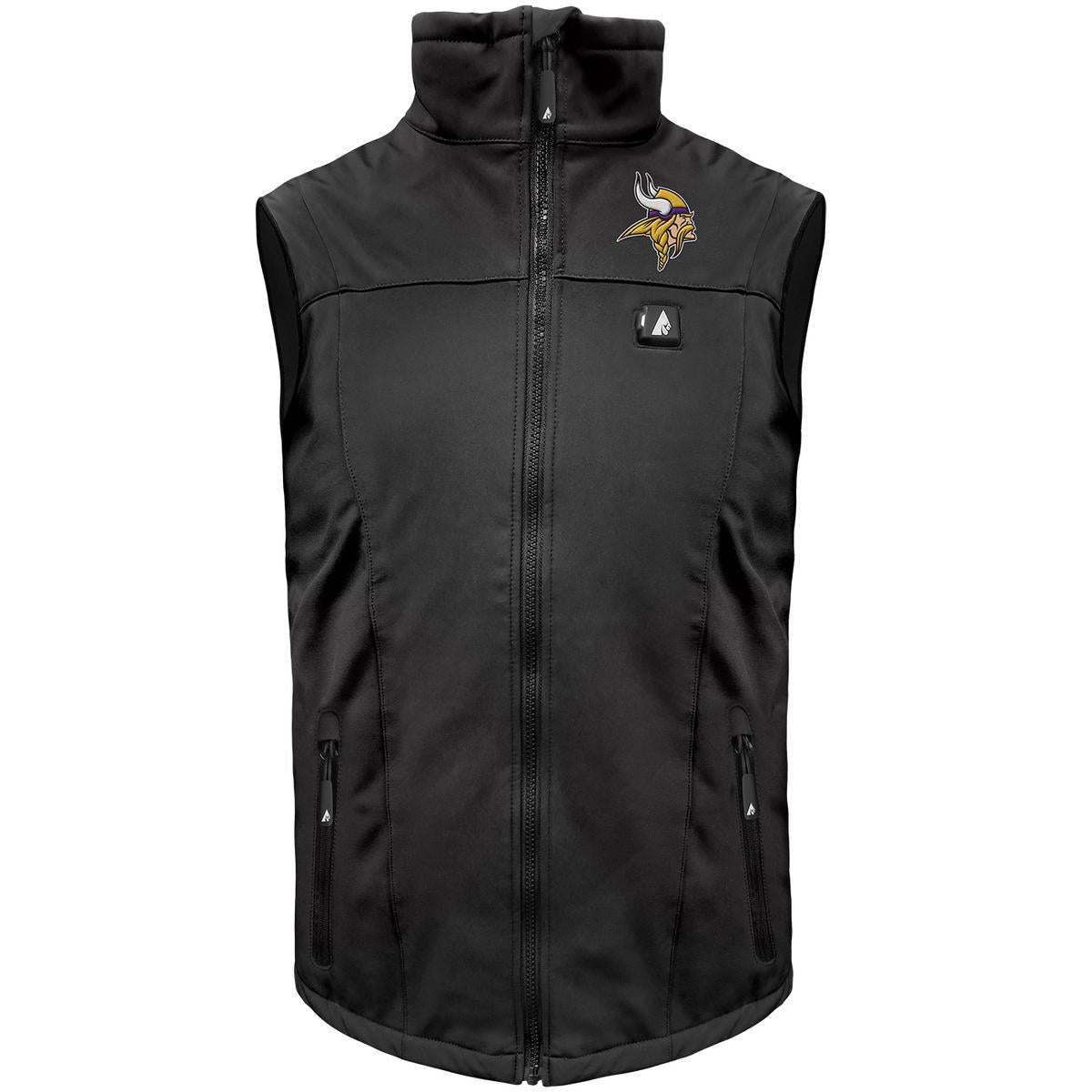 ActionHeat Minnesota Vikings 5V Men's Softshell Battery Heated Vest - Heated