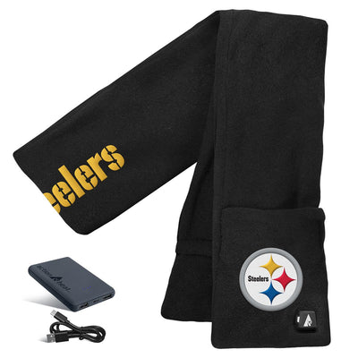 ActionHeat Pittsburgh Steelers 5V Battery Heated Scarf - Back