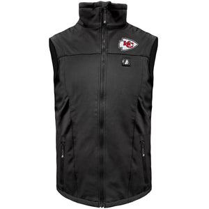 ActionHeat Kansas City Chiefs 5V Men's Softshell Battery Heated Vest - Heated