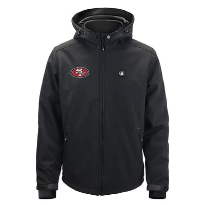 ActionHeat San Francisco 49ers 5V Men's Softshell Battery Heated Jacket - Heated
