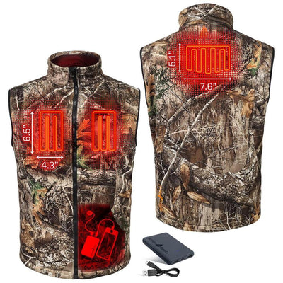 Open Box ActionHeat 5V Men's Battery Heated Hunting Vest - Back