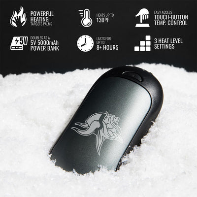 ActionHeat Minnesota Vikings Rechargeable Hand Warmer - Full Set