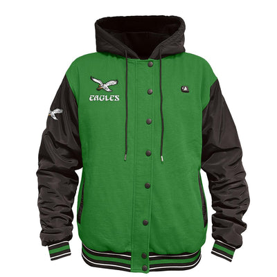 ActionHeat Philadelphia Eagles 5V Battery Heated Varsity Jacket - Heated