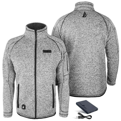 Open Box ActionHeat 5V Men's Battery Heated Sweater Jacket - Battery
