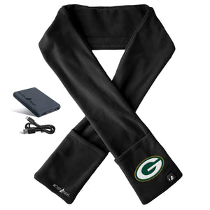 ActionHeat Green Bay Packers 5V Battery Heated Scarf - Heated