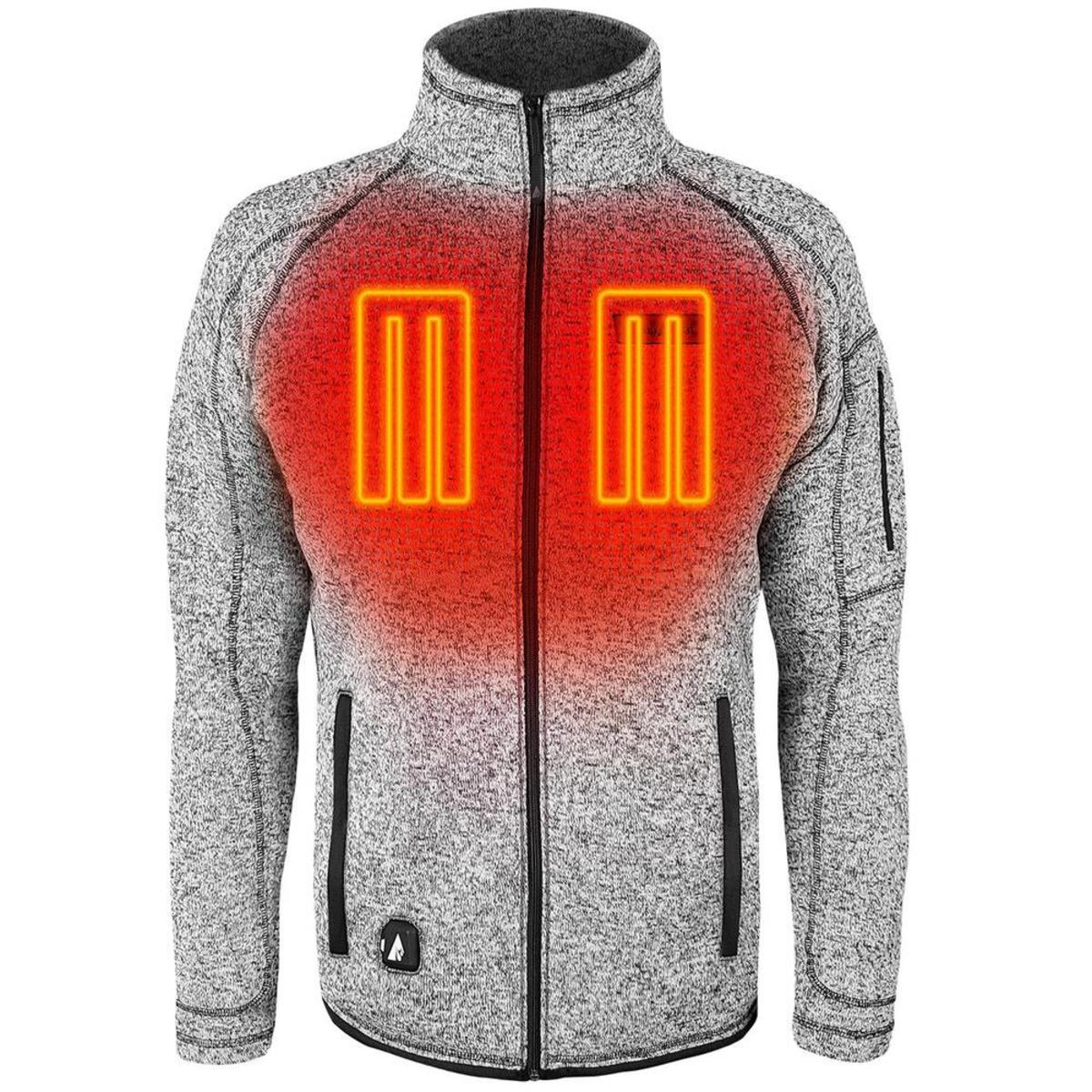 Open Box ActionHeat 5V Men's Battery Heated Sweater Jacket - Heated