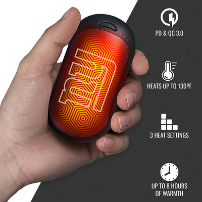 ActionHeat New York Giants Rechargeable Hand Warmer - Back