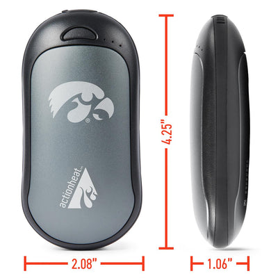 ActionHeat Iowa Hawkeyes Rechargeable Hand Warmer - Battery