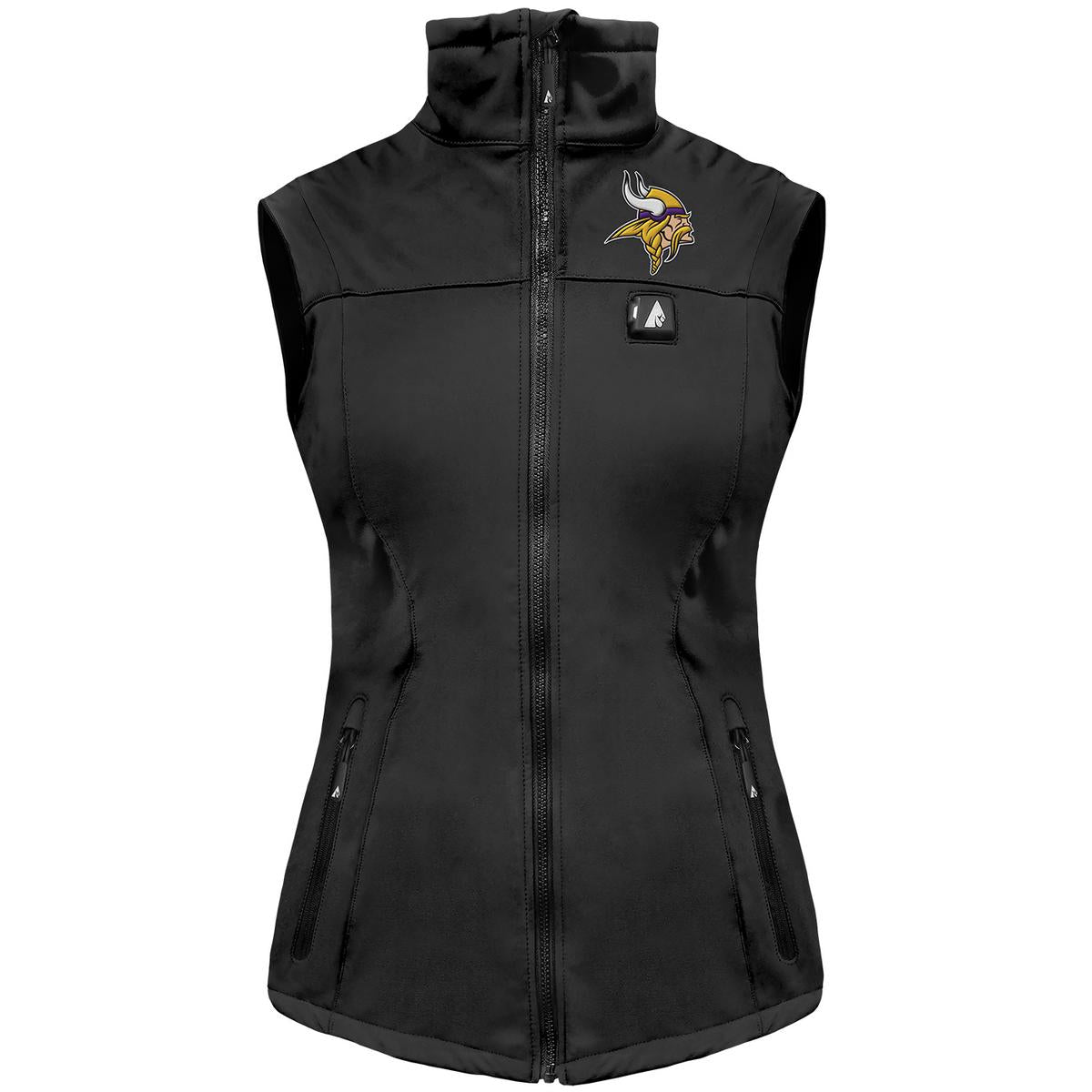 ActionHeat Minnesota Vikings 5V Women's Softshell Battery Heated Vest - Heated