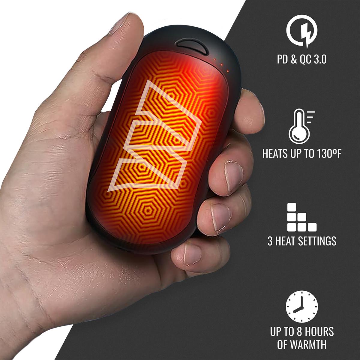 ActionHeat Washington Commanders Rechargeable Hand Warmer - Back