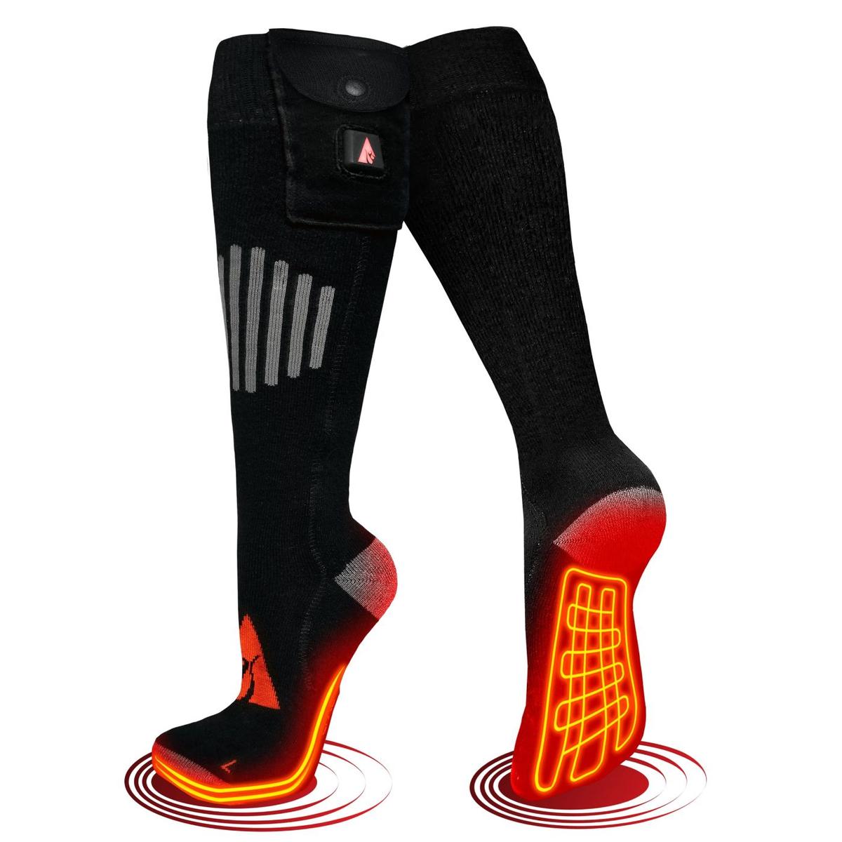ActionHeat 5V Wool Battery Heated Socks - Replacement Socks Only - Info