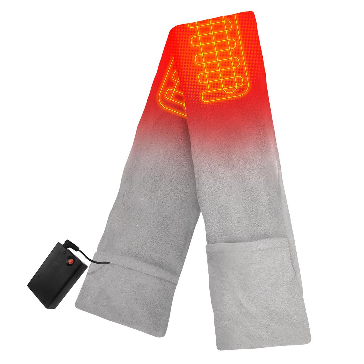 ActionHeat AA Battery Heated Fleece Scarf - Front