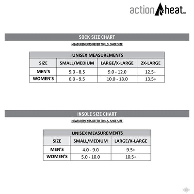 ActionHeat 5V Battery Heated Sock Covers - Battery