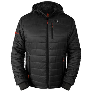 ActionHeat 5V Men's Insulated Puffer Battery Heated Jacket W/ Hood - Heated