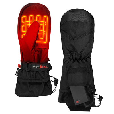 ActionHeat AA Battery Heated Mittens - Back