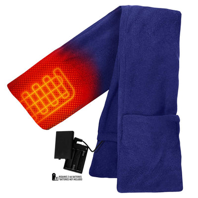 ActionHeat AA Battery Heated Fleece Scarf - Back